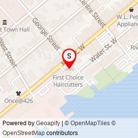 Mr. Mozzarella on King Street West, Prescott Ontario - location map