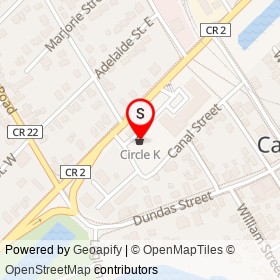 Circle K on County Road 2, Edwardsburgh/Cardinal Ontario - location map