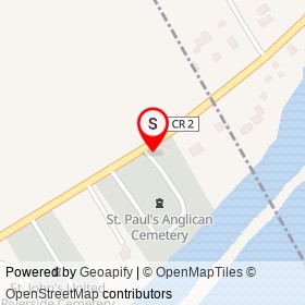 St. Paul's Church on County Road 2, Edwardsburgh/Cardinal Ontario - location map