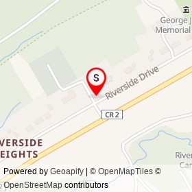 The Reverend Johann Samuel Schwerdtfeger on Riverside Drive, South Dundas Ontario - location map