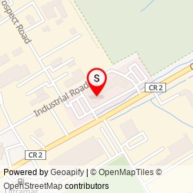 Macintosh Inn Restaurant on Industrial Road, South Dundas Ontario - location map