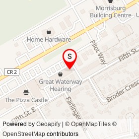 Pizza Hut Express on Dairy Street, South Dundas Ontario - location map