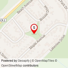 No Name Provided on Maple Avenue, South Dundas Ontario - location map