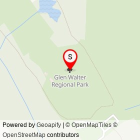 Glen Walter Regional Park on , South Glengarry Ontario - location map