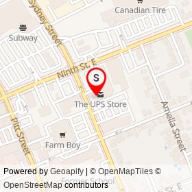Money Mart on Sydney Street, Cornwall Ontario - location map