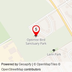 Optimist Bird Sanctuary Park on , Cornwall Ontario - location map