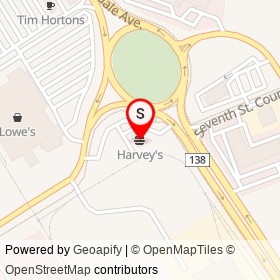 Harvey's on Brookdale Avenue, Cornwall Ontario - location map