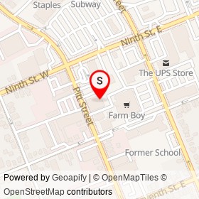 Cosmo Prof on Pitt Street, Cornwall Ontario - location map