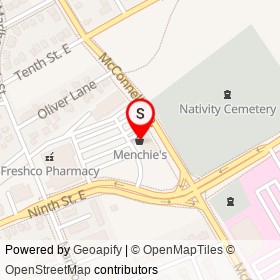 Menchie's on Ninth Street East, Cornwall Ontario - location map