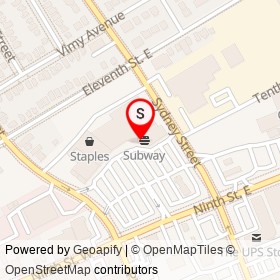 First Choice Haircutters on Sydney Street, Cornwall Ontario - location map
