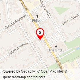 North End Pizzeria on Pitt Street, Cornwall Ontario - location map