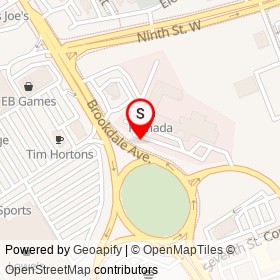 Tesla Supercharger Cornwall on Brookdale Avenue, Cornwall Ontario - location map