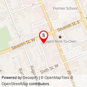 Lahaie & Sullivan Funeral Home on Ridley Avenue, Cornwall Ontario - location map