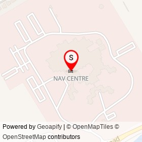 NAV CENTRE on Montreal Road, Cornwall Ontario - location map