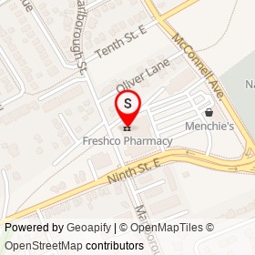 Freshco Pharmacy on Ninth Street East, Cornwall Ontario - location map