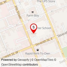 Miller Hughes Ford on Pitt Street, Cornwall Ontario - location map