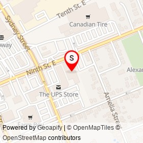 Wholesale Club on Ninth Street East, Cornwall Ontario - location map