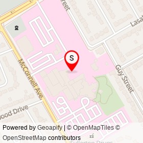 Cornwall Community Hospital on McConnell Avenue, Cornwall Ontario - location map