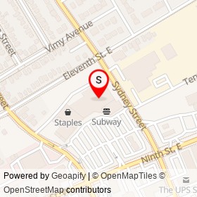 Your Independent Grocer on Sydney Street, Cornwall Ontario - location map