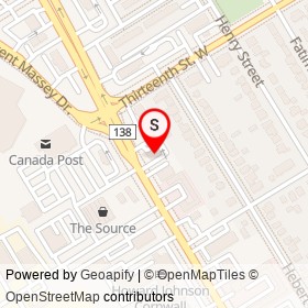Tim Hortons on Brookdale Avenue, Cornwall Ontario - location map
