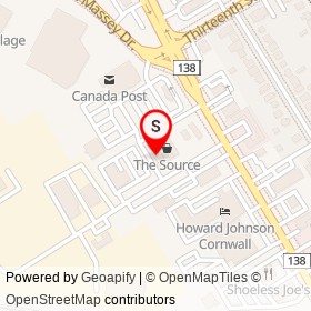 Sushi Shop on Rosemount Avenue, Cornwall Ontario - location map