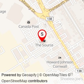 Cornwall Dentistry on Rosemount Avenue, Cornwall Ontario - location map