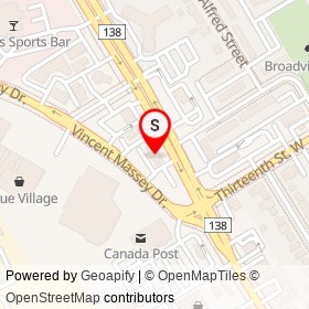 Pizza Hut on Brookdale Avenue, Cornwall Ontario - location map