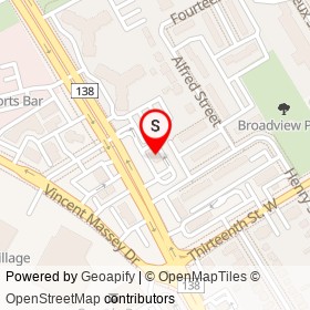 Wendy's on Brookdale Avenue, Cornwall Ontario - location map