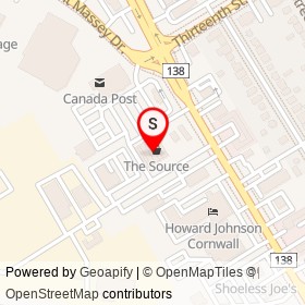 easyfinancial on Rosemount Avenue, Cornwall Ontario - location map