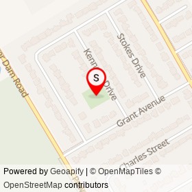 Grant Park on , Cornwall Ontario - location map