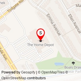 The Home Depot on Emma Avenue, Cornwall Ontario - location map