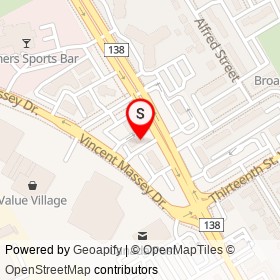 West End Shawarma on Brookdale Avenue, Cornwall Ontario - location map