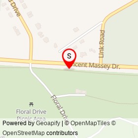 Cornwall on Vincent Massey Drive, Cornwall Ontario - location map