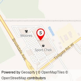 Michaels on Tollgate Road West, Cornwall Ontario - location map