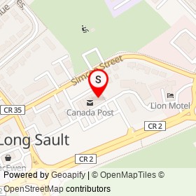 Pharmasave on Long Sault Drive, South Stormont Ontario - location map