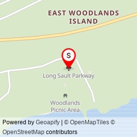 Long Sault Parkway on , South Stormont Ontario - location map