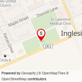 Ingleside on , South Stormont Ontario - location map