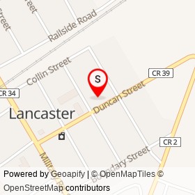 Roger Menard Garage on Duncan Street, South Glengarry Ontario - location map