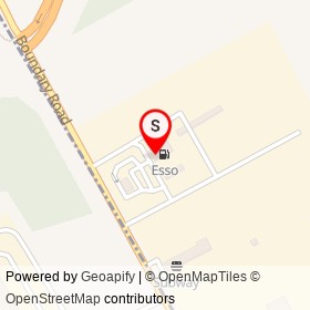 Hero Certified Burgers on Boundary Road, South Glengarry Ontario - location map